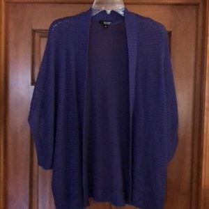 Crochet purple cardigan